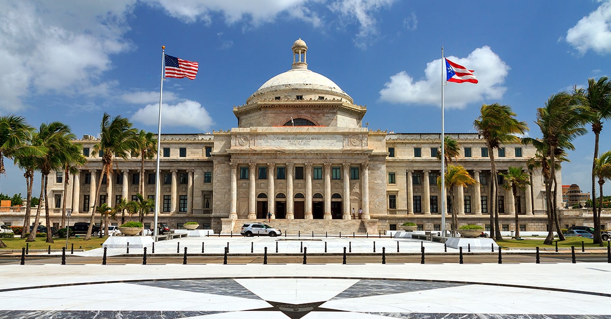 Puerto Rico's El Capitolio (Capitol Building), in San Juan.