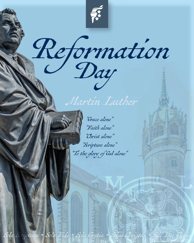 On this day 508 years ago Martin Luther nailed his 95 thesis to the church of Wittenberg sparking what is now known as the Protestant Reformation