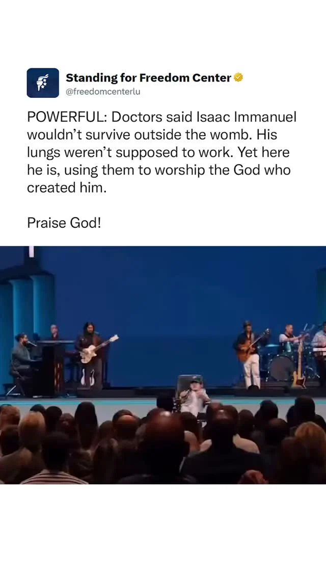 Isaac was knit together fearfully and wonderfully by a Creator who loves him